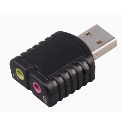H40 USB Externe Soundkarte für Windows Mac USB zu Klinke 3,5 mm Audio Konverter