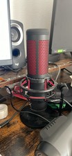 Hyperx Quadcast Red Led Usb Cardioid Microphone - Black