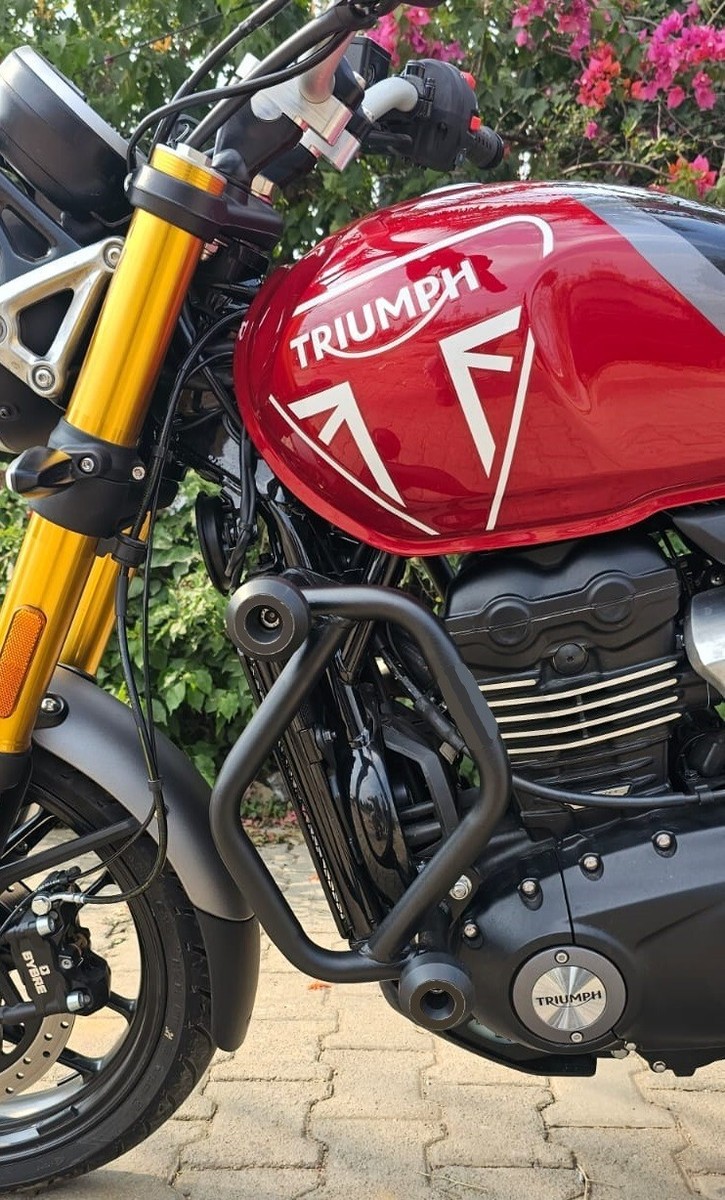 Motorcycle Engine Slider Triumph Crash Protection Crash Guard / Engine Sliders For Triumph Speed ...