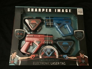 sharper image two player electronic laser tag