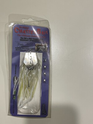 Z-Man Chatterbait 1/4 oz Chartreuse White CHAT02 Bass Jig