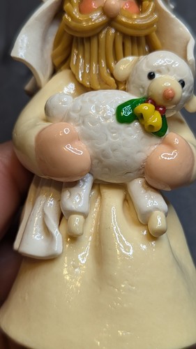 A Folkraft Creation The Shepherd w/ Lamb Sugar Works From Possible Dreams - Imagen 6 de 15