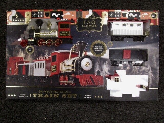 FAO Schwartz 34 Piece Motorized Train Set In Box | eBay