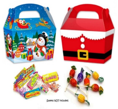 Weihnachten Neuheit Tischgeschenk Gastgeschenk Tasche Box - Mini Leckerli Süß Geschenkboxen 