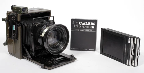 Army Green (KE-12) Graflex Speed Graphic 4X5 Camera + Aero Ektar 178mm F2.5 0779
