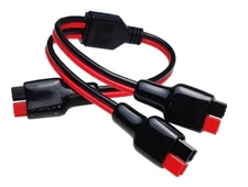 Anderson Style Universal DC Power "Y" Connector 30A Cable Suitable for 10W~200W
