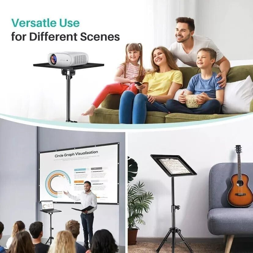 PT30 Tripod Stand for Laptop/Projector - Height Adjustable 22-37"", 15x11"" Tray