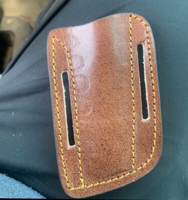 Hand Made Cow Leather Sheath, For 6'' Bull Cutter  Knife Cover Pouch lot of 50