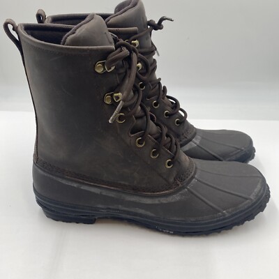 UGG Yucca Men’s Size 14 Waterproof Brown Duck Boots Rain Snow Hiking  Outdoors - Main Image