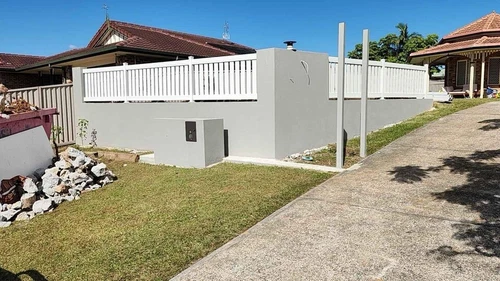 White Black Dark Grey Cream Merbau Vertical Fencing Balustrade - Square Metre - Picture 9 of 10
