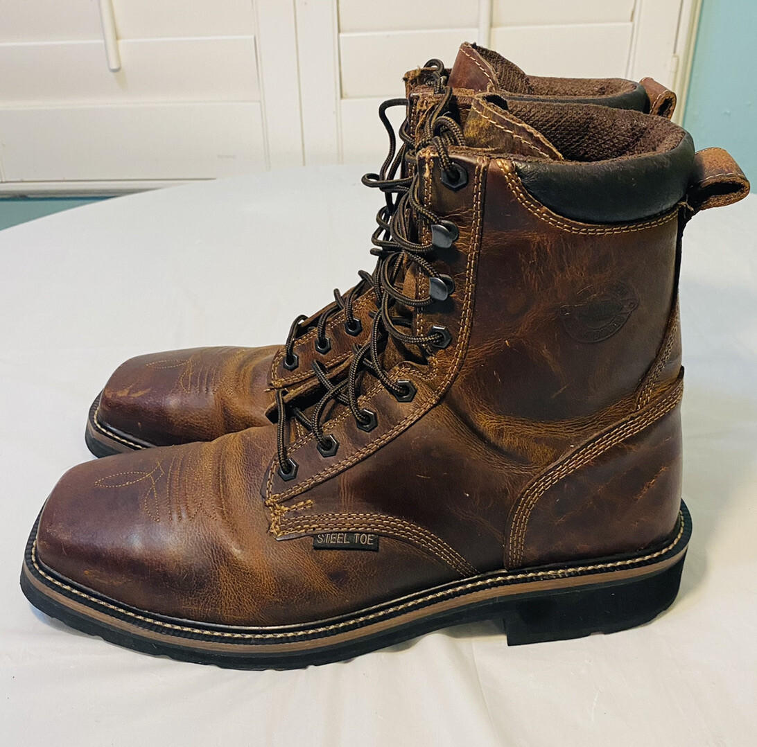 JUSTIN ORIGINAL WORKBOOTS WK682-Work Boot,Size 12D Brown  display picture 3