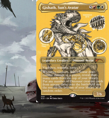 beta mtg card list Dinosaurs - Gishath, Sun's Avatar main image 0