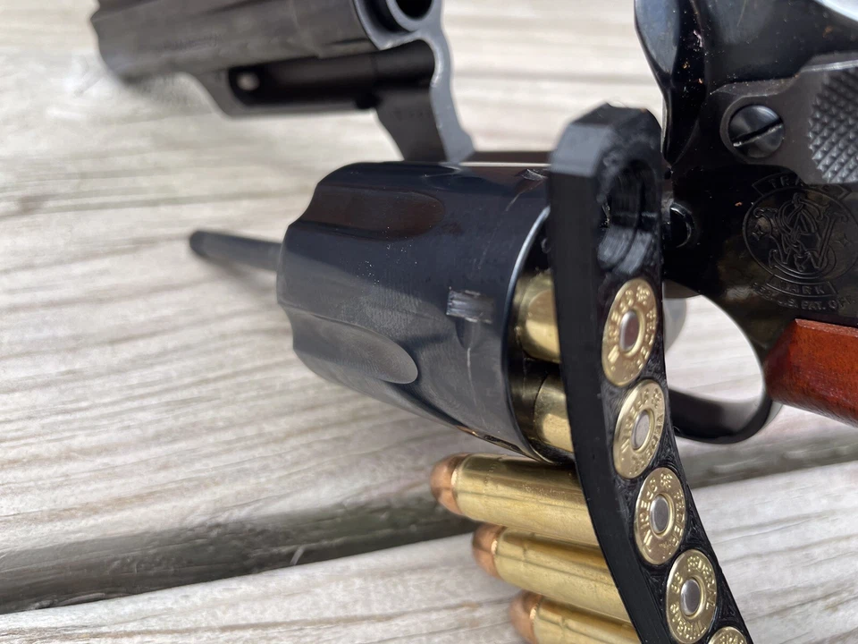 Revólver Speed Tira Cargador 38 Especial 357 Rápido 6 Redondo NUEVO DISEÑO Hecho en EE. UU. Foto 4 de 4