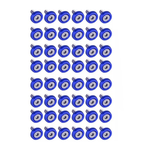 40PCS Aluminum Alloy Fender Bumper Washer Bolt Engine Bay Accessories Kit - Foto 5 di 15