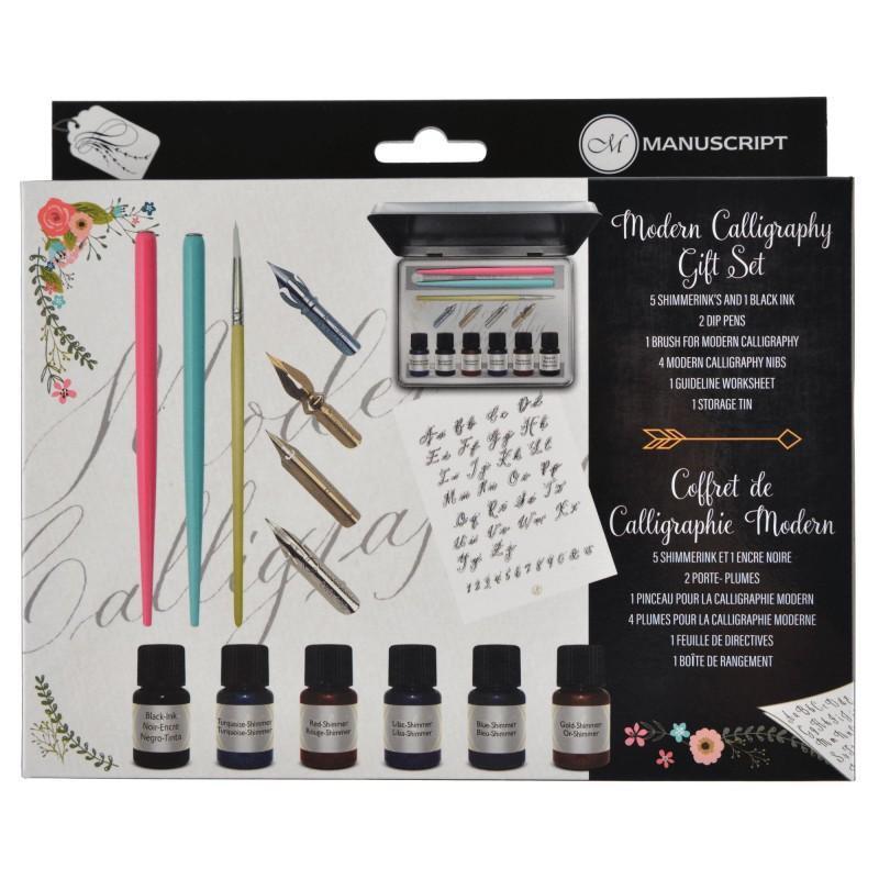 Manuscript Modern Calligraphy Gift Tin