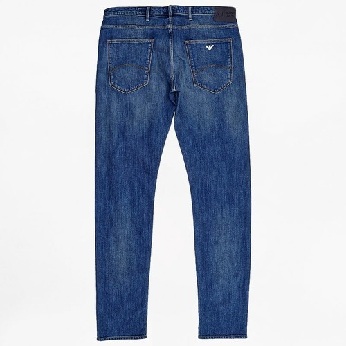 Armani Jeans Faded Stretch Denim Skinny Fit Jeans- 34 Inseam - J06 93 2U - DENIM - Picture 2 of 4