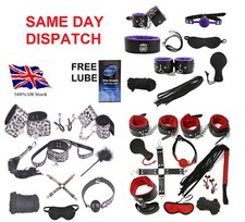 Bondage Collar Restraint Set Kit Blindfold BDSM Sex Toys for Couples Men Women