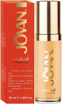 Jovan Musk Oil Eau de Parfum Spray EdP Pumpzerstäuber Moschus Frauen Duft 59 ml