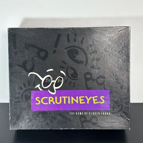 Vintage Scrutineyes Board Game of Closer Looks Hersch Mattel Complete EUC