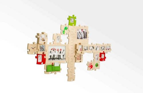 Country Living Puzzle-Rahmen aus Holz natur 2x 10x15cm das Orginal aus Birkenh. - Bild 5 von 6