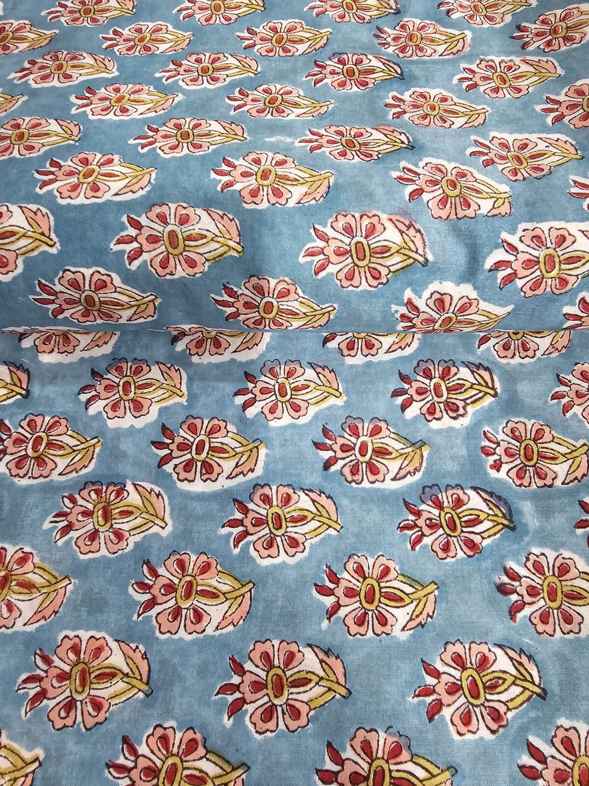Handblock Printed Cotton Fabric – Artisan Made Indian Textile  