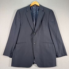 Banana Republic Mens 44R Blue Wool Blend Blazer Sport Coat 448701 2 Button