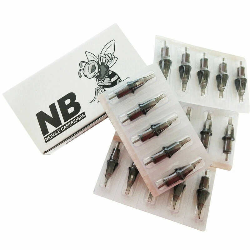High Quality 20pcs/box Standard Disposable Tattoo Needle Cartridges RL/RS/RM/M1 image 6