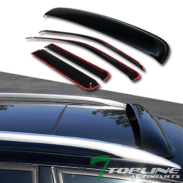 Topline For 1991-2001 Ford Explorer 4 Door In-Channel Window+Moonroof Visors