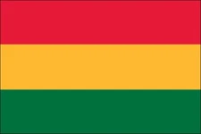 3x5 Foot (90x150 cm) Bolivia No Seal Polyester Indoor/Outdoor Flag w/2 Grommets
