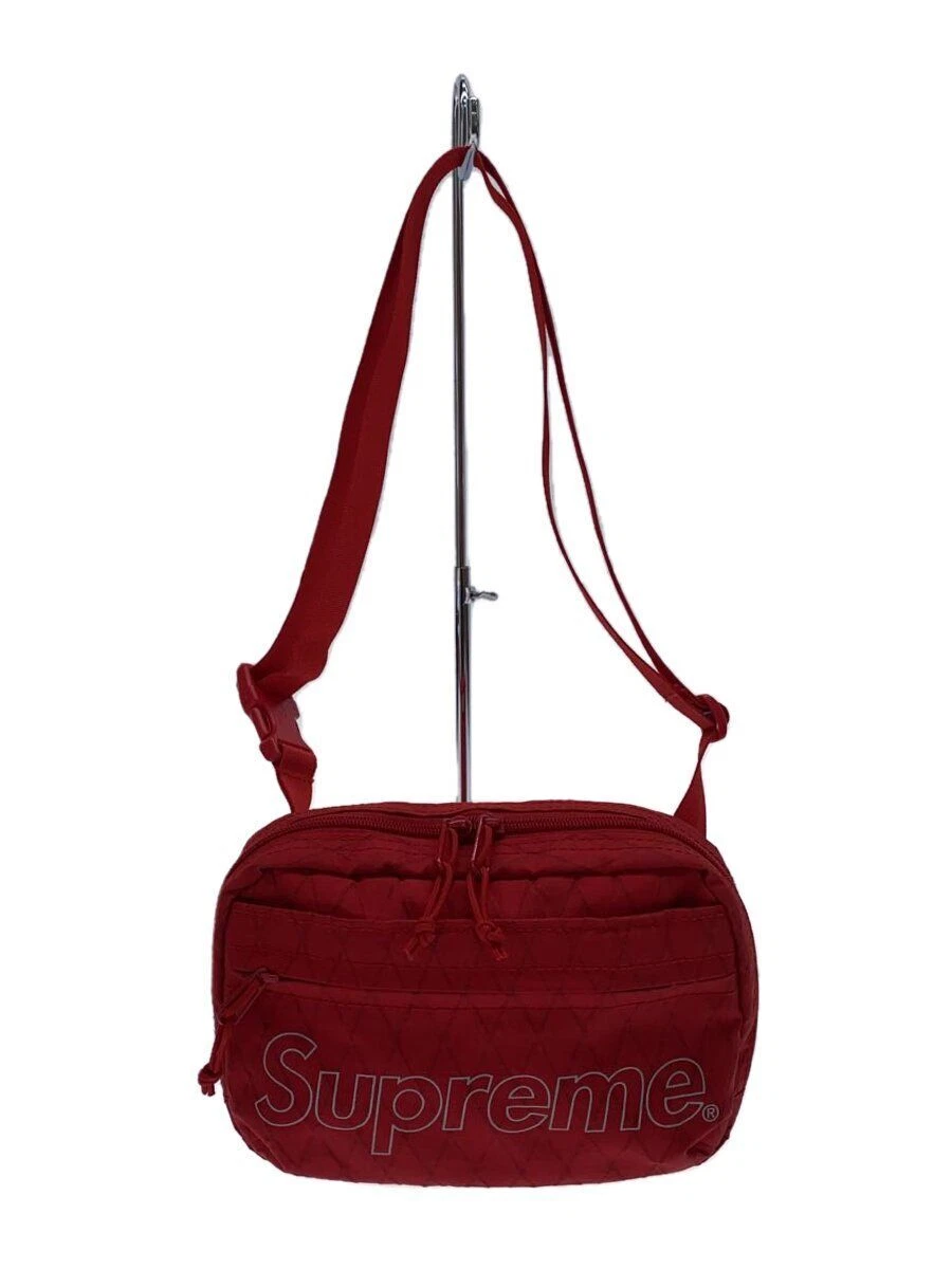 Sac bandoulière Supreme nylon ROUGE occasion