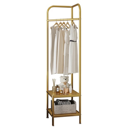 Extra Tall Hat Coat Rack Heavy Duty Corner Clothes Tree Rack Hanger with Shelves - Picture 9 of 9