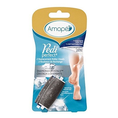 Amope Pedi Perfect Electronic Foot File Refills, 1 Regular & 1 Extra (5 Pack)
