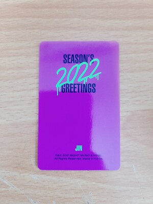 BTS JIN Photocard 