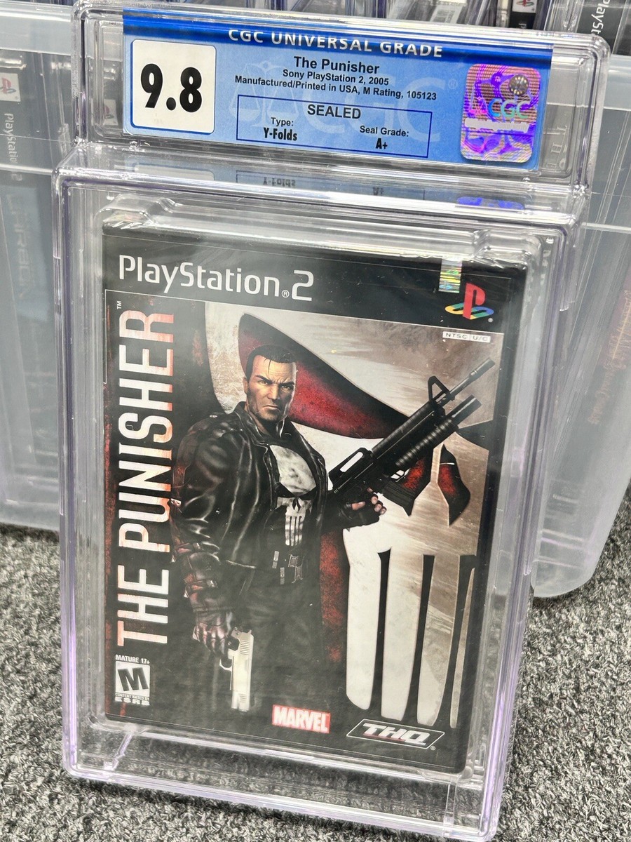 CGC 9.8 A+ - The Punisher PlayStation 2, PS2 2005 NEW