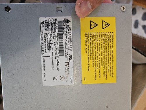 Delta PSU, DPS-300AB-50 A REV 00F, 300W 24 Pin ATX Desktop Power Supply - Picture 4 of 4