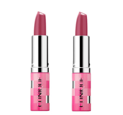 2x Clinique Dramatically Different Lipstick Raspberry Glace 0.1oz/3g Full Sz NEW