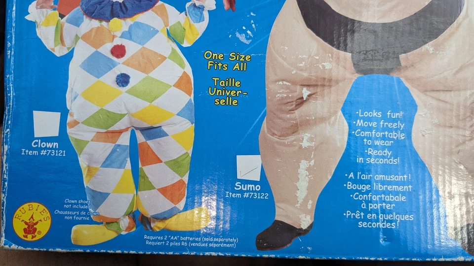 Rubíes Divertidos Mesas Planas Adulto Disfraz Luchador de Sumo Talla Única Ventilador Incluido en Caja Foto 2 de 4