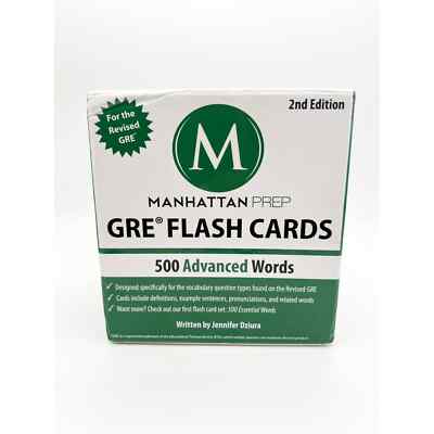 Manhattan Prep 2nd Edition GRE 500 Advanced Words Flashcards