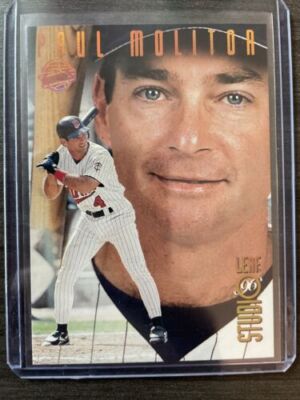 1996 Leaf Studio Bronze Press Proof One of 2000 Paul Molitor #138
