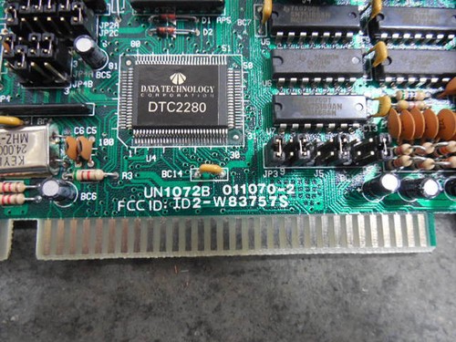 USED Lucent / Winbond UN1072B Parallel Port Card 80-406-588-1 - Picture 4 of 5