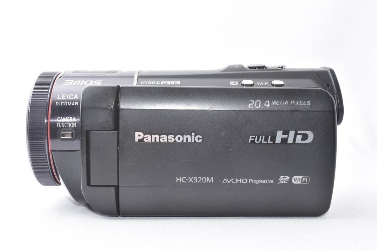 EXC w/Box] Panasonic HC-X920M 4K Video Camera with WiFi From