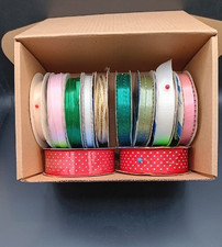 Craft Ribbon Lot  Offray, other Brands,  11 Spools  over 60 yards.
