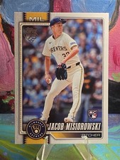 2026 Topps Series 1 - Jacob Misiorowski #10 RC Milwaukee Brewers QTY