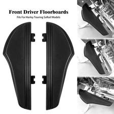 Defiance Non-Slip Driver Floorboards For Harley 86-2017 Heritage Softail Fat Boy