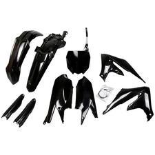 UFO Full Plastic Kit Black For Yamaha YZ450F 2018-2022
