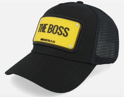 John Hatter and & Co THE BOSS - Black with Yellow Patch - New without tags