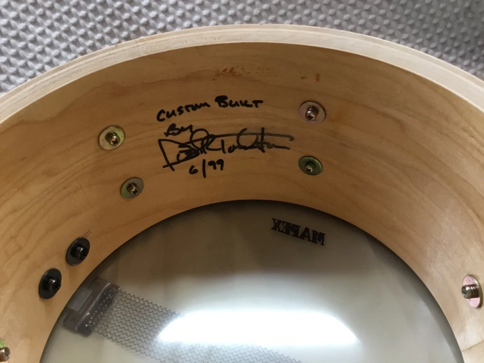 Mapex 10”x5.5 custom Birds Eye maple snare drum - Image 3 of 4