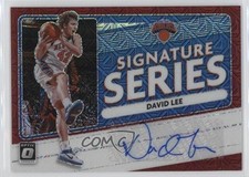 2020 Panini Donruss Optic Signature Series Choice Red Prizm David Lee Auto 15y4