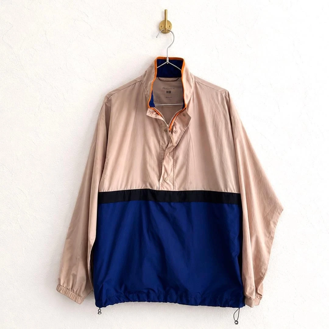 UNIQLO JW ANDERSON Packable Jacket L Beige Blue Color Block