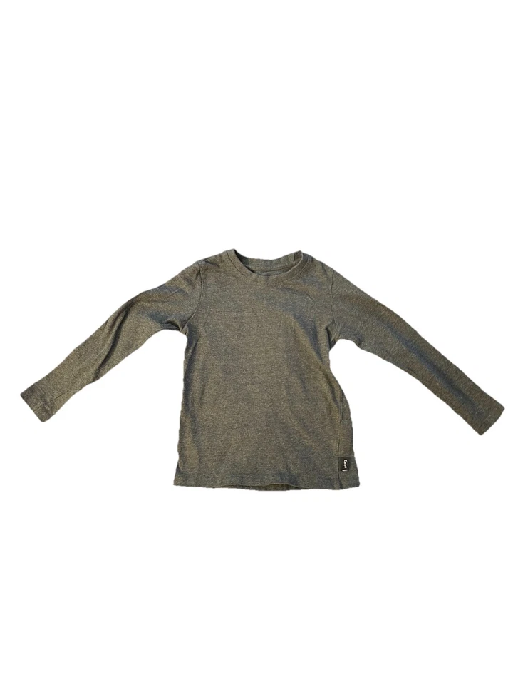 Camiseta Lee Gris Manga Larga Niños 4T - Informal y Cómoda Talla 4T Foto 2 de 4